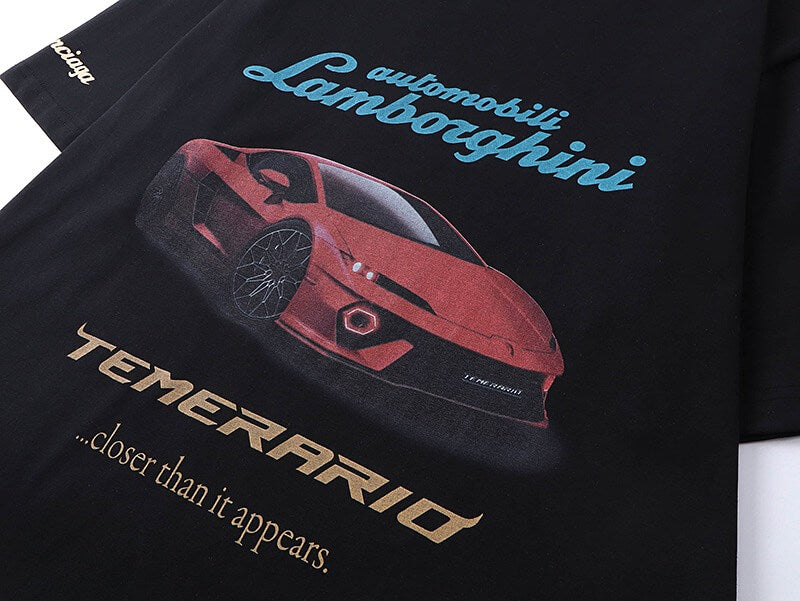 Sports Car Cattern T Shirt