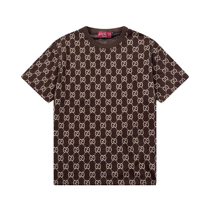 Multicolor Double G Full Print T Shirt