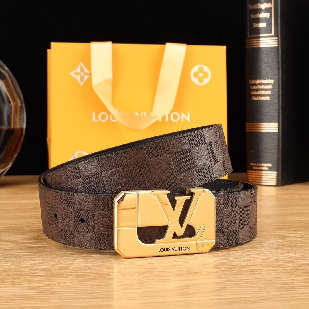 Retro Square Metal Buckle Belt