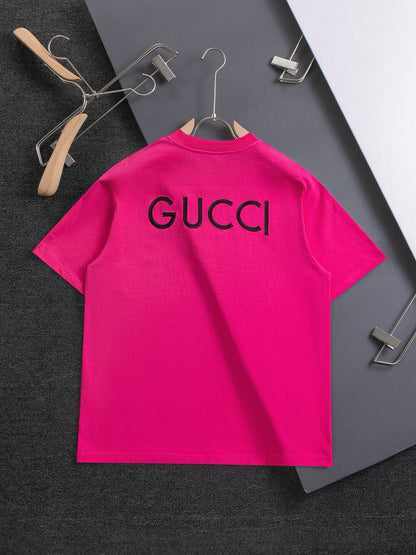 Back Letter Embroidery T Shirt