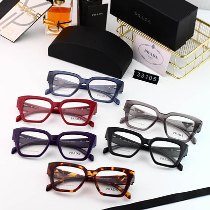 Trendy Simple Large Frame Plain Glasses