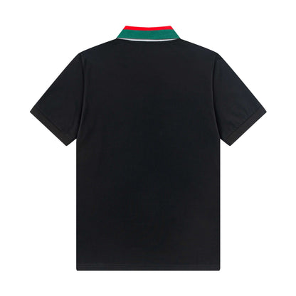 Red And Green Stripes Polo Shirt