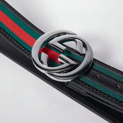 Retro Modern Red And Green Contrast Belt