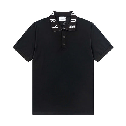 Neckline Letters Polo Shirt