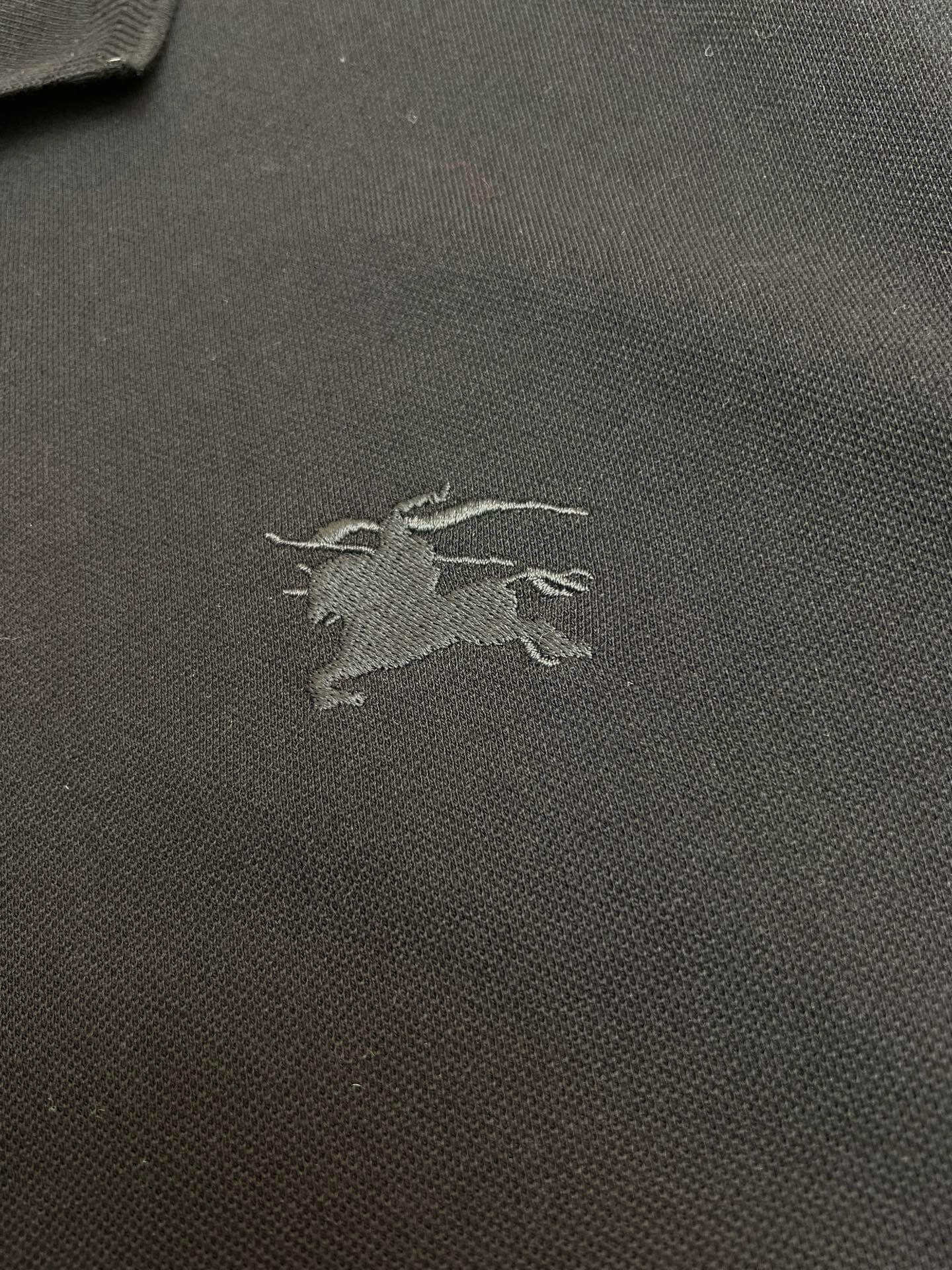 Black Warhorse Embroidery Polo Shirt