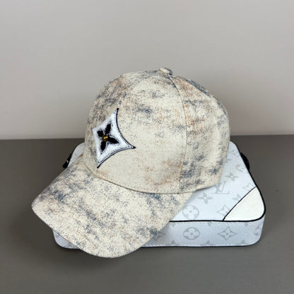 Street Style Denim Tie-Dye Baseball Cap