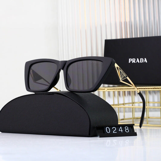 Elegant Metal Hollow Temple Sunglasses