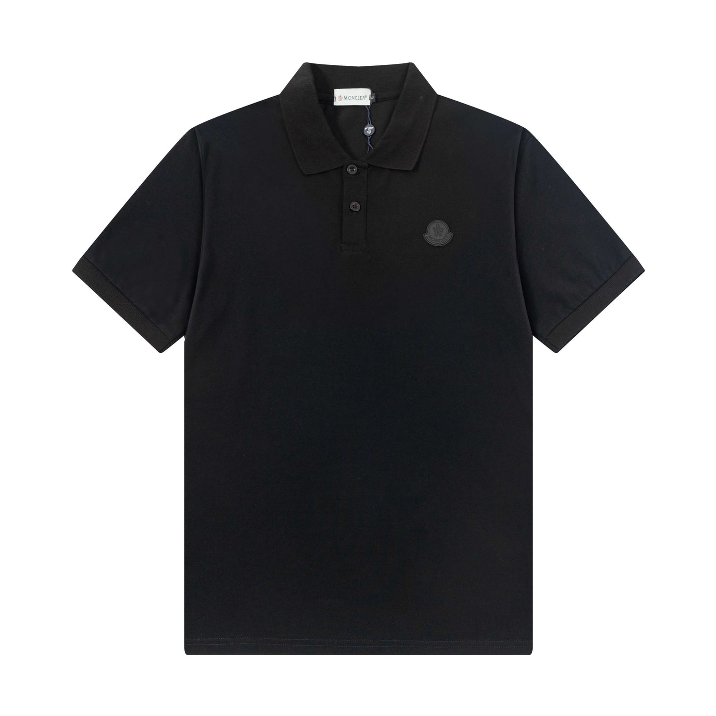 Back Letter Print Polo Shirt