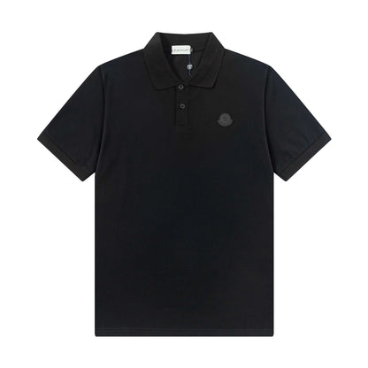 Back Letter Print Polo Shirt