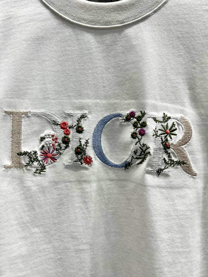 Floral Embroidery T Shirt