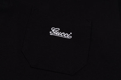 Letter Embroidery Polo T Shirt