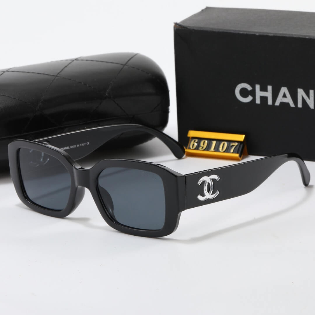 Chic Transparent Double C Design Sunglasses