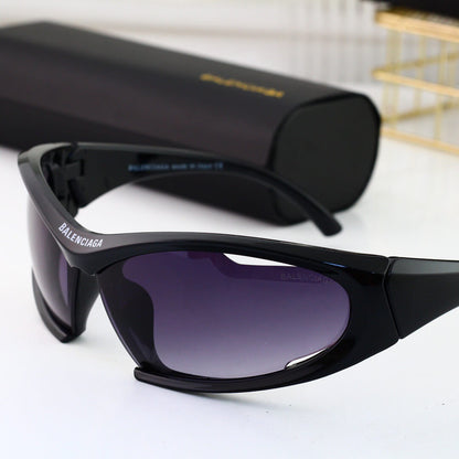 Futuristic Geek Style Full Frame Sunglasses