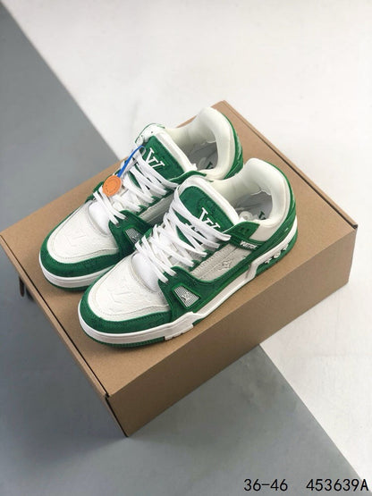 Green Letter Sneaker