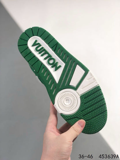 Green Letter Sneaker