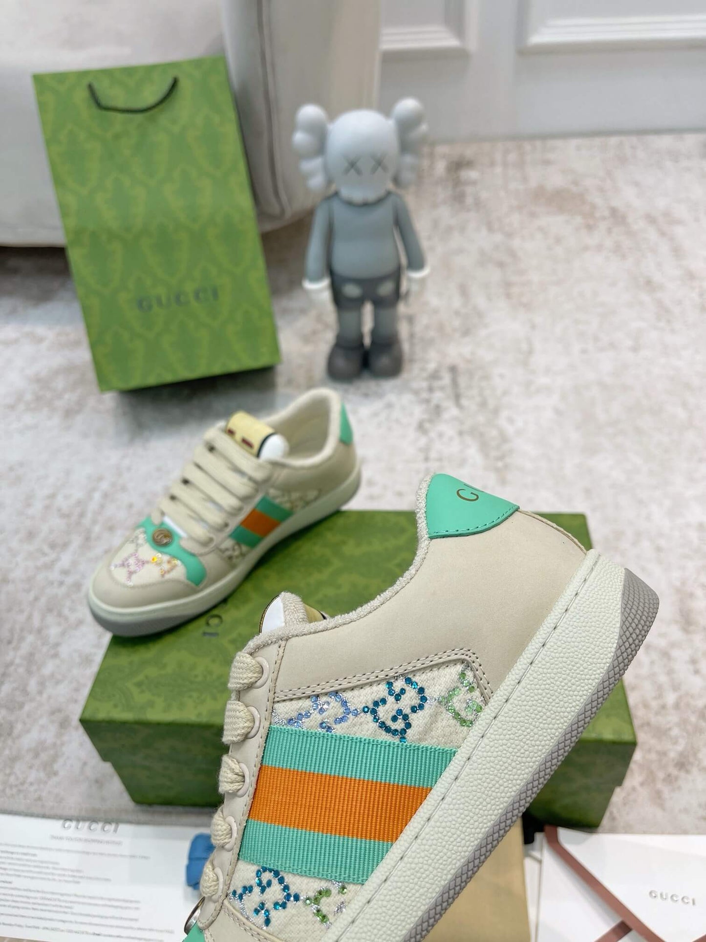 Light Green Retro Sneaker