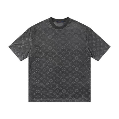 Classic All-Over Printed Embossed T-shirt