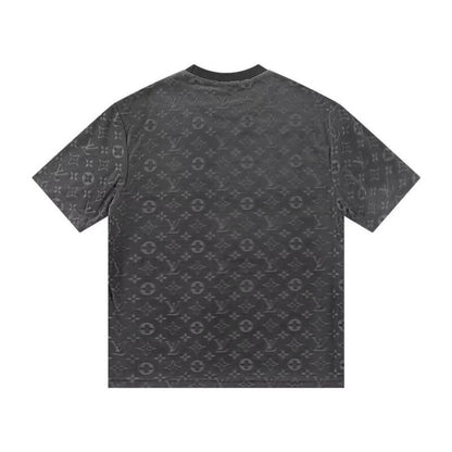 Classic All-Over Printed Embossed T-shirt