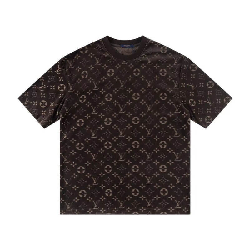 Classic All-Over Printed Embossed T-shirt