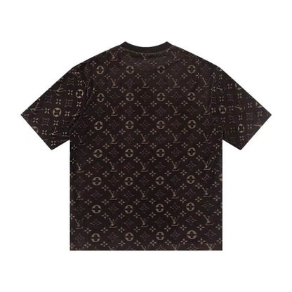 Classic All-Over Printed Embossed T-shirt