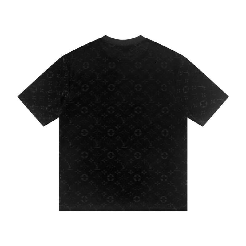 Classic All-Over Printed Embossed T-shirt