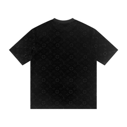 Classic All-Over Printed Embossed T-shirt