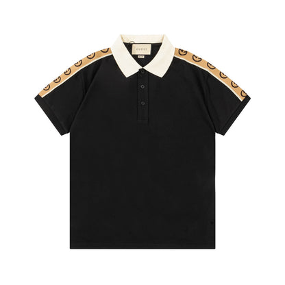 Double G Patchwork Polo Shirt