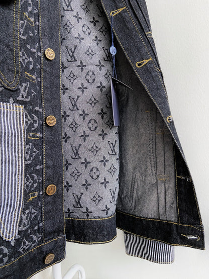 All Over Print Denim Jacket