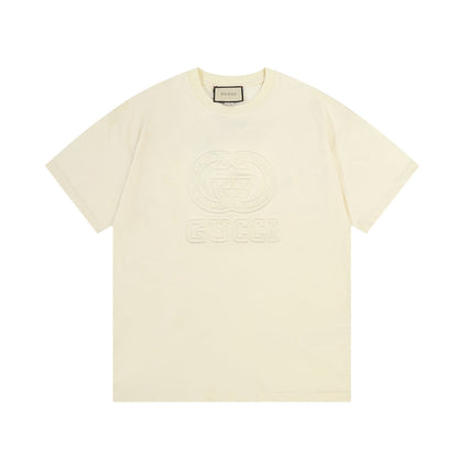 Double G Embossed T Shirt