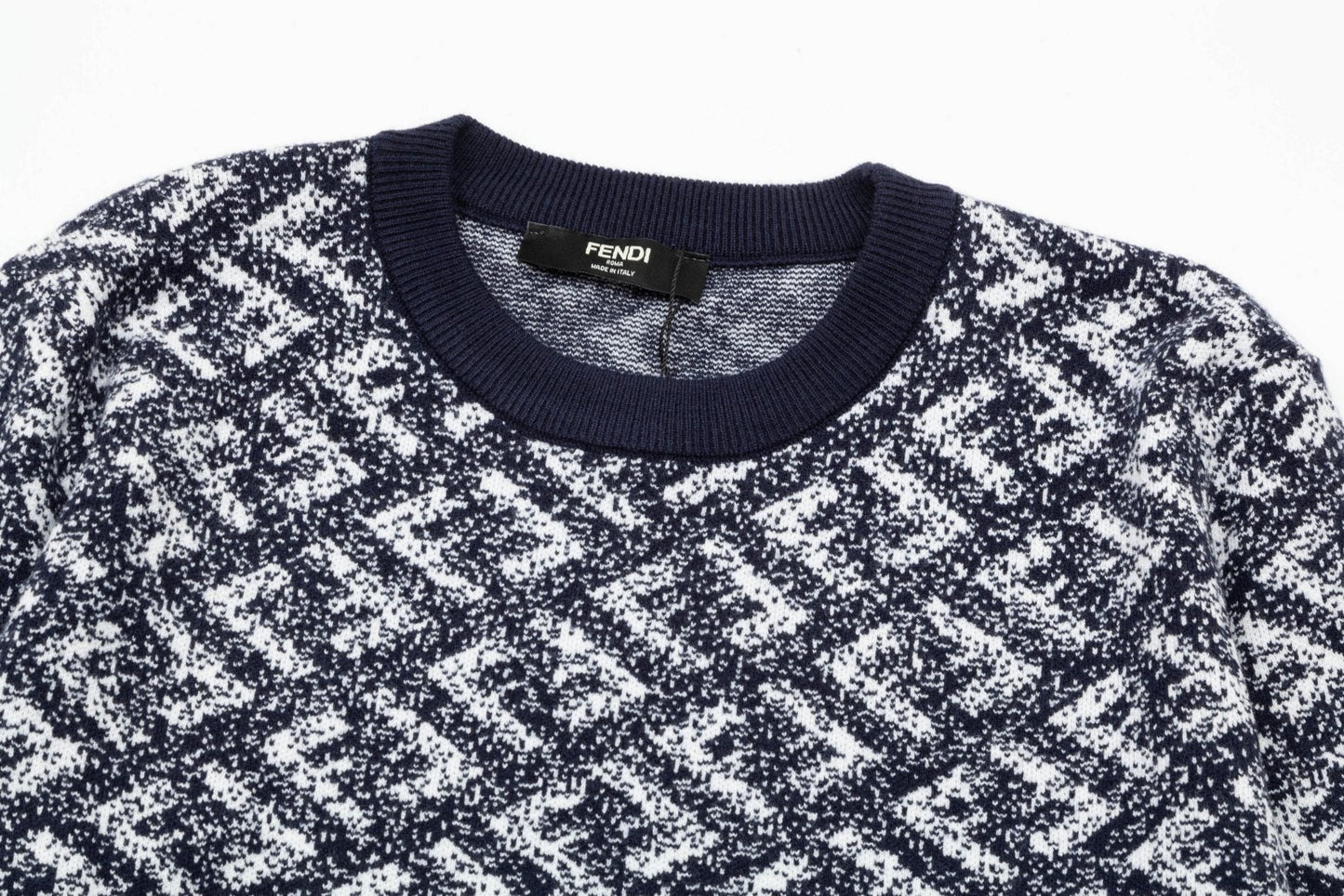 All Over Print Jacquard Sweater