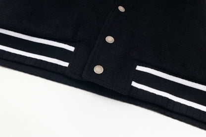 Letter Embroidery Baseball Jacket