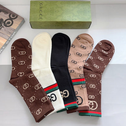 Double G Full Print Socks