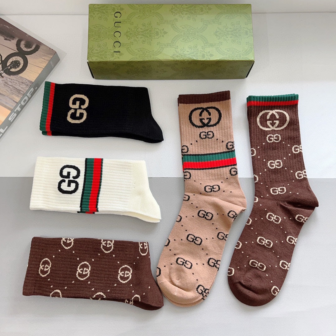 Double G Full Print Socks