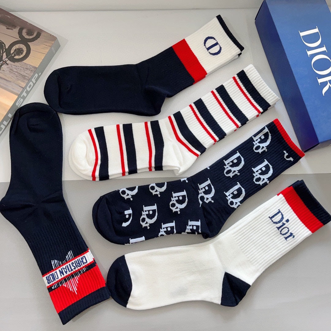 Stripe Design Socks