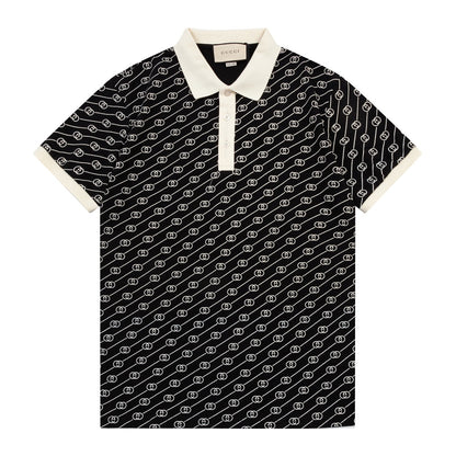 Classic Graphic Print Polo Shirt