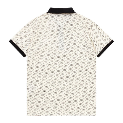 Classic Graphic Print Polo Shirt