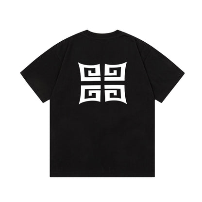 Hand Drawn Letter Print T Shirt