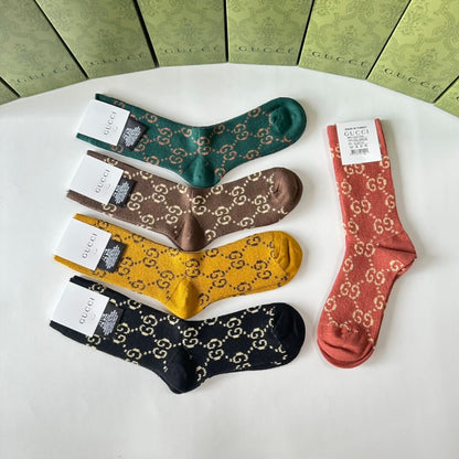 Full Print Mid-Length Socks