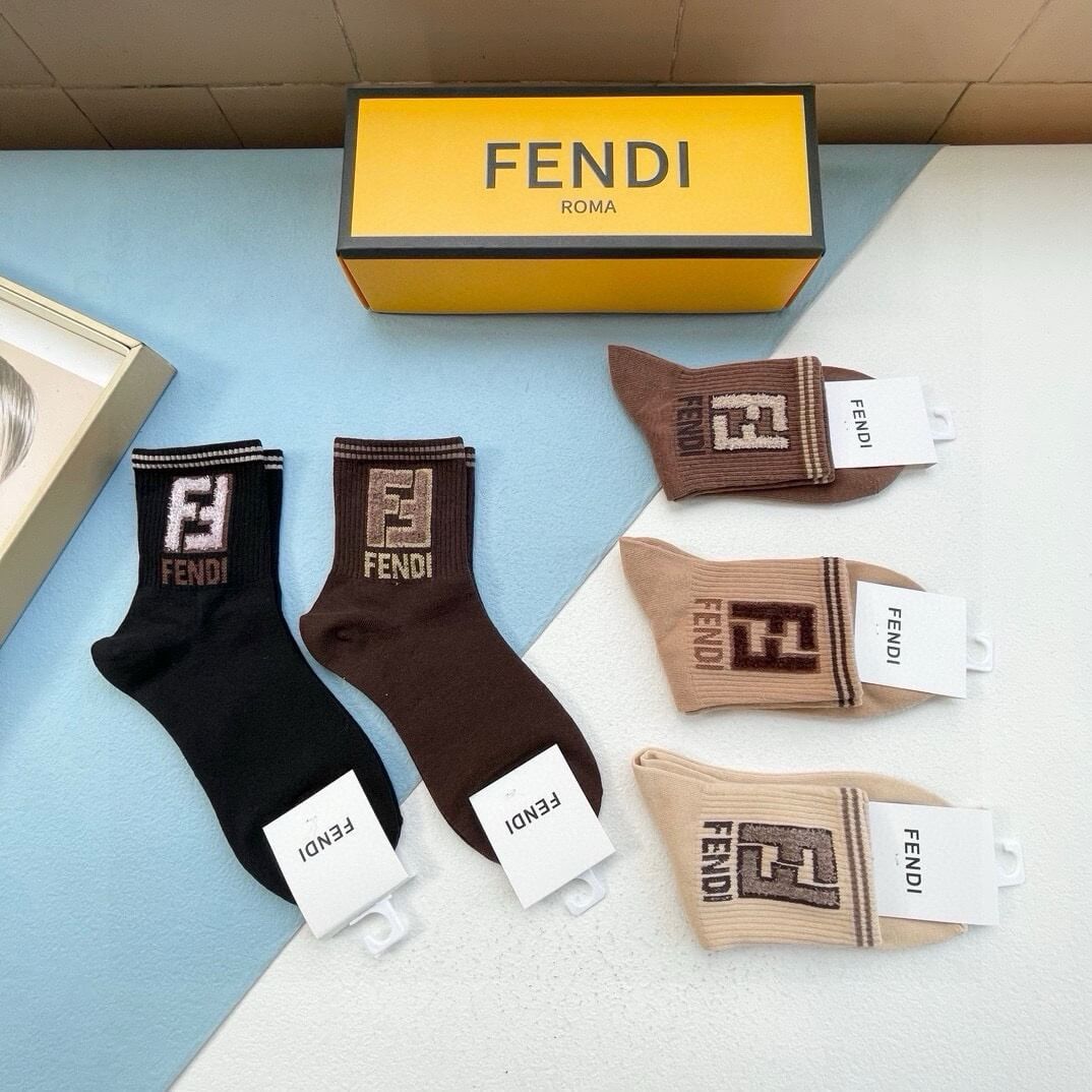 Big F New Arrival Middle-Tube Socks