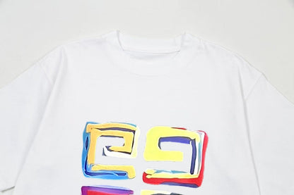 Colorful Hand-Drawn T Shirt