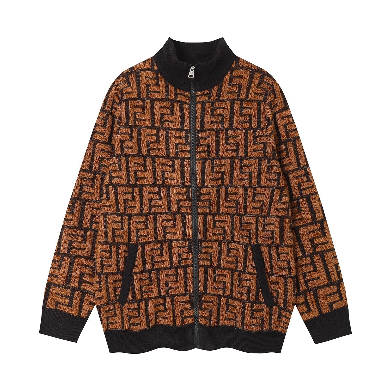 FF Print Sweater Jacket – Luxetwirl